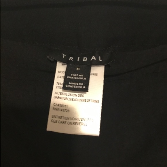 TRIBAL NWT BLACK CAPRIS SZ - Picture 3 of 3